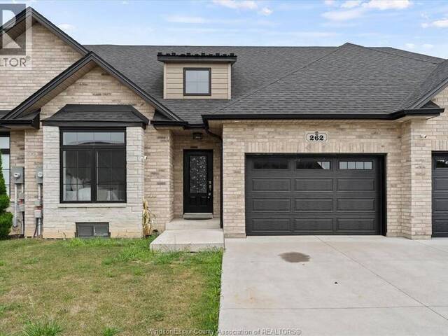 262 LIVINGSTONE CRESCENT Amherstburg Ontario, N9V 0H1 - 2 Bedrooms Home For Sale