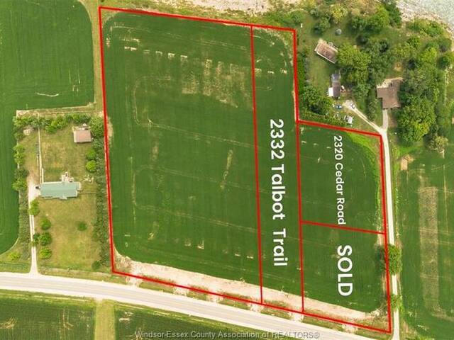 2320 Cedar ROAD Wheatley Ontario, N0P 2P0 - Vacant Land For Sale