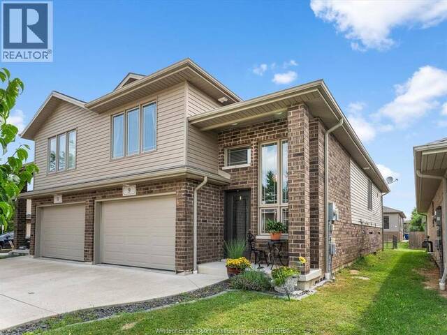 9 SHAW DRIVE Amherstburg Ontario, N9V 3V1 - 2 Bedrooms Home For Sale