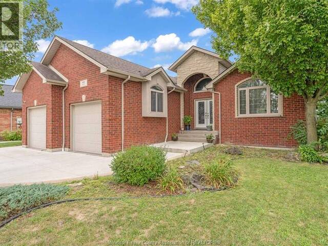 77 Whelan DRIVE Amherstburg Ontario, N9V 4B6 - 5 Bedrooms Home For Sale
