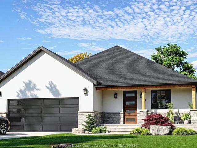 160 AMBASSADOR BEACH ROAD Unit# LOT 15 Essex Ontario, N0R 1G0 - 3 Bedrooms Waterfront Home For sale