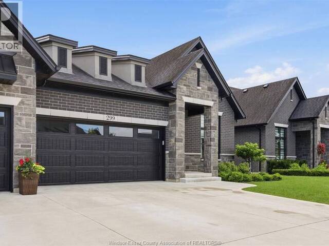 299 XAVIER CIRCLE Windsor Ontario, N8N 0J3 - 3 Bedrooms Home For Sale