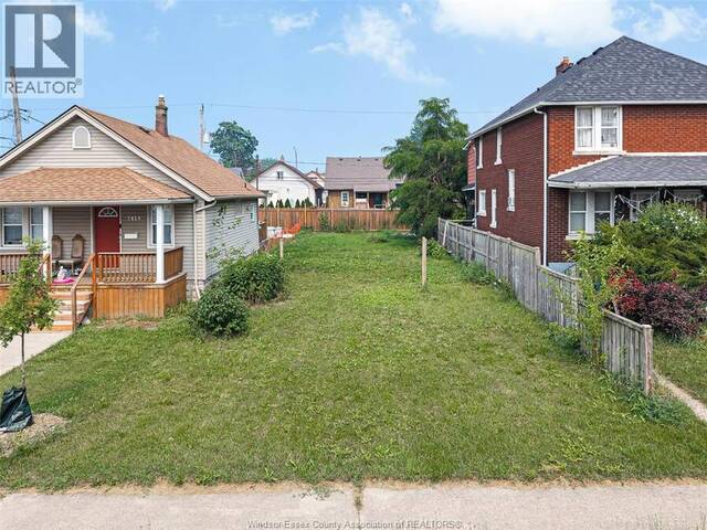 2416 HIGHLAND AVENUE Windsor Ontario, N8X 3S7 - Vacant Land For Sale