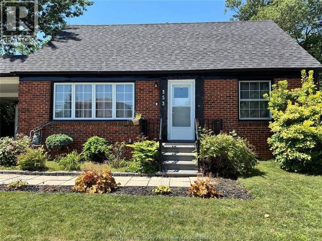 353 LAUZON ROAD Windsor Ontario, N8S 3M1 - 4 Bedrooms Waterfront Home For sale