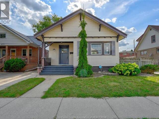 849 LAWRENCE ROAD Windsor Ontario, N8Y 3Z6 - 2 Bedrooms Home For Sale