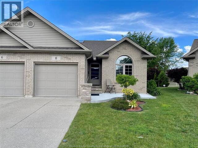 8 Sand Pebble CRESCENT Kingsville Ontario, N9Y 4B3 - 2 Bedrooms Home For Sale