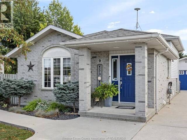 9 Regal Tilbury Ontario, N0P 2L0 - 3 Bedrooms Home For Sale