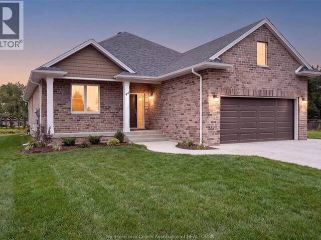 LOT 10 STREET A Amherstburg Ontario, N9V 2R3 - 2 Bedrooms Home For Sale