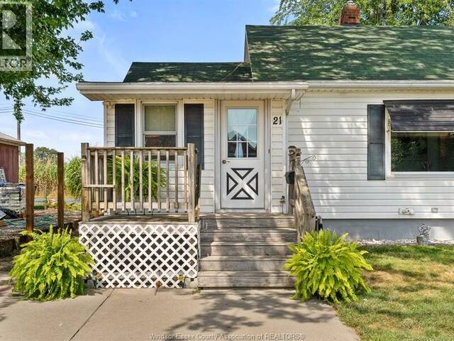 21 Melrose AVENUE Leamington Ontario, N8H 2H9 - 3 Bedrooms Waterfront Home For sale