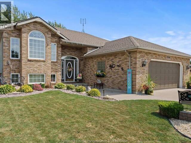256 ASHWOOD Belle River Ontario, N8L 1E7 - 4 Bedrooms Home For Sale