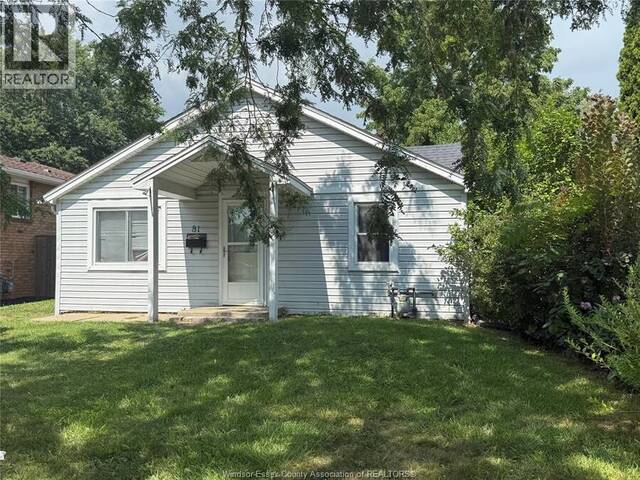 81 ROBINSON Leamington Ontario, N8H 1Z2 - 3 Bedrooms Home For Sale