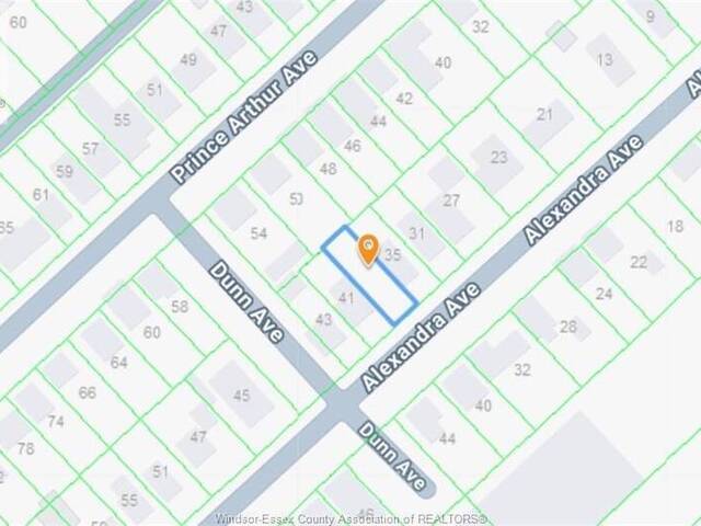 VL ALEXANDRA AVENUE South Chatham Ontario, N7M 1X9 - Vacant Land For Sale