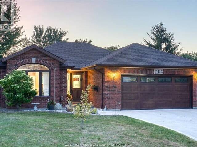 113 BEACH COURT Lakeshore Ontario, N0R 1N0 - 5 Bedrooms Waterfront Home For sale