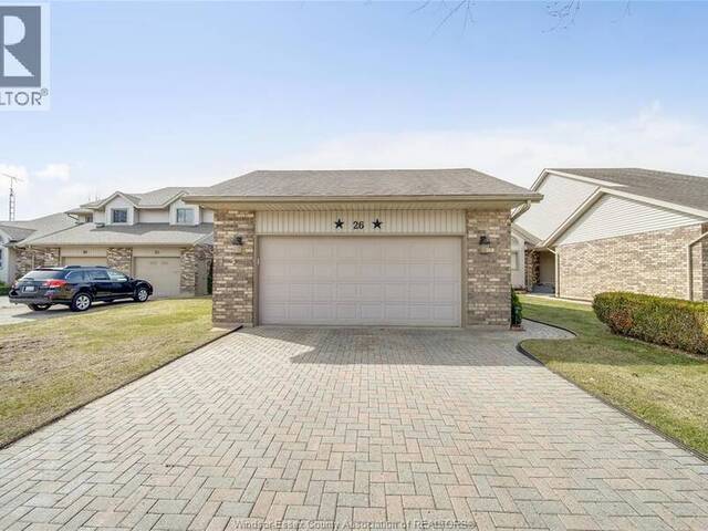 26 CHEYENNE COURT Leamington Ontario, N8H 5E3 - 2 Bedrooms Home For Sale