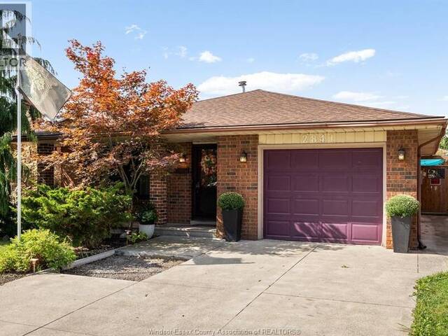 2841 GARVEY CRESCENT Windsor Ontario, N8W 4W7 - Property For Sale