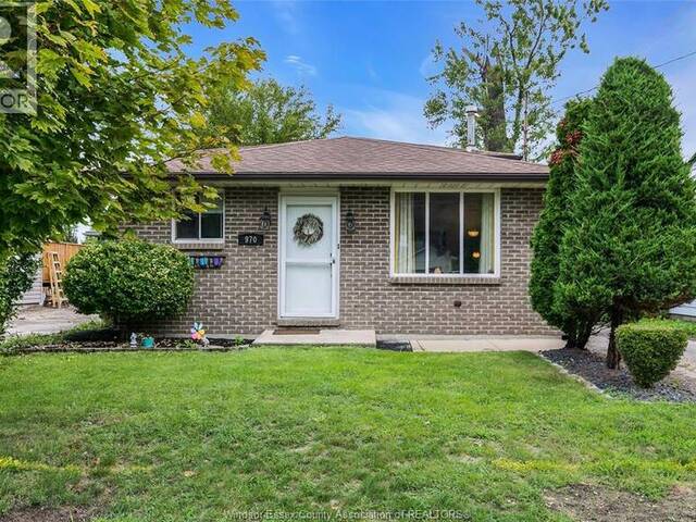 970 JARVIS AVENUE Windsor Ontario, N8P 1C9 - 3 Bedrooms Waterfront Home For sale