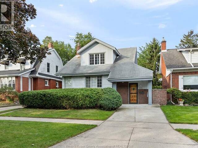243 ESDRAS PLACE Windsor Ontario, N8S 2M4 - 3 Bedrooms Home For Sale