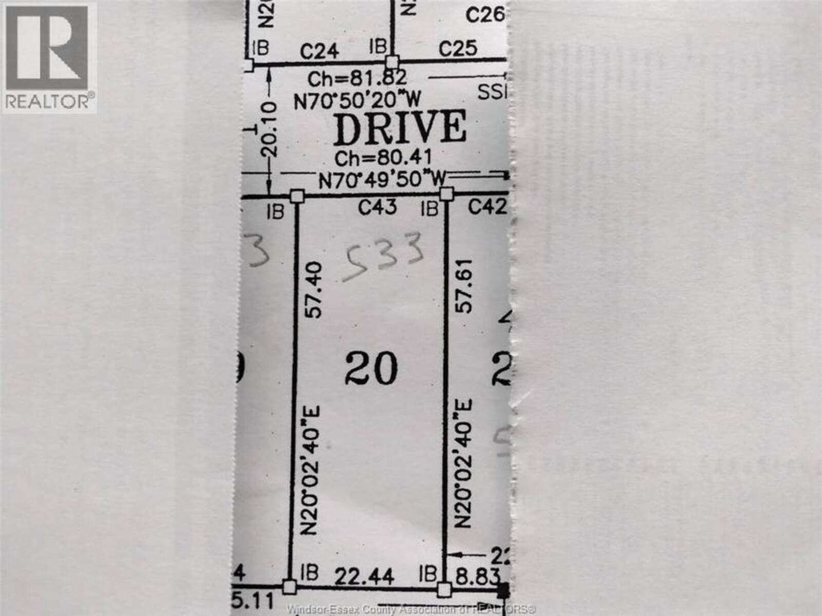 V/L PALLIES Unit# LOT 20, LaSalle, Ontario N9J 0E7