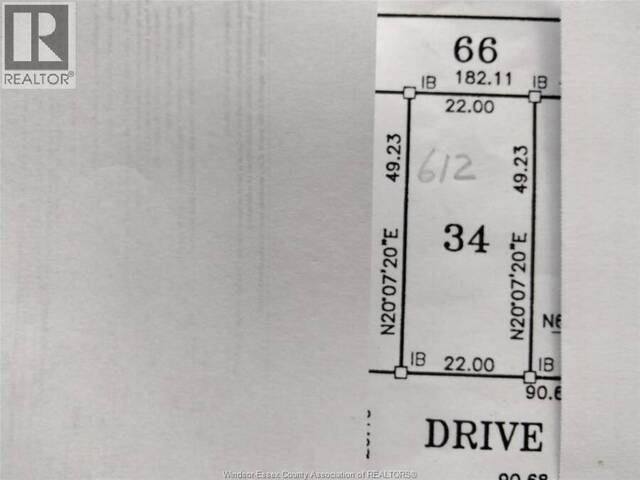 V/L PALLIES Unit# LOT 34 LaSalle Ontario, N9J 0E7 - Vacant Land For Sale