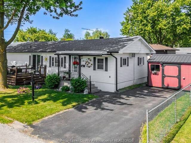 110 BROOKS BOULEVARD Windsor Ontario, N8N 2P8 - 2 Bedrooms Home For Sale
