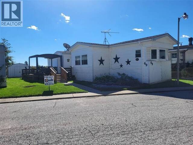 69 WILDER SOUTH - MOBILE HOME ONLY Windsor Ontario, N8N 2T2 - 2 Bedrooms Home For Sale