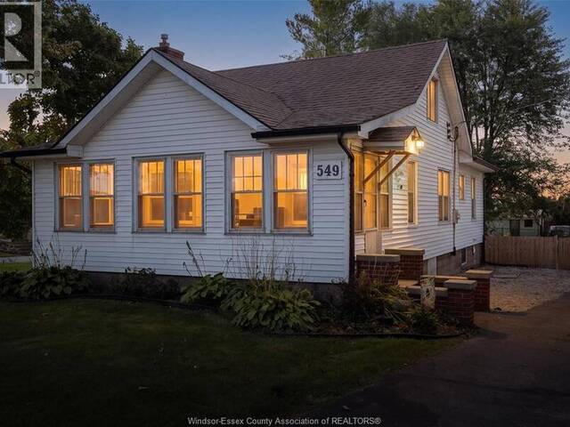 549 COUNTY ROAD 34 Kingsville Ontario, N8M 2W7 - 3 Bedrooms Home For Sale