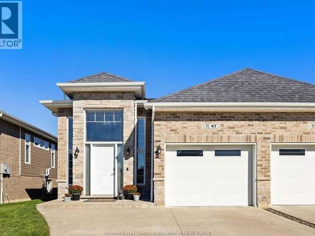 67 HAZEL CRESCENT Kingsville Ontario, N9Y 3A1 - 2 Bedrooms Home For Sale