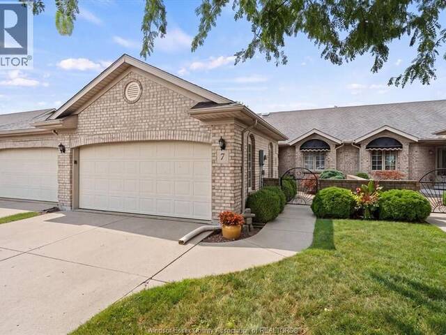 7 CHEROKEE LANE Leamington Ontario, N8H 5H8 - 3 Bedrooms Home For Sale