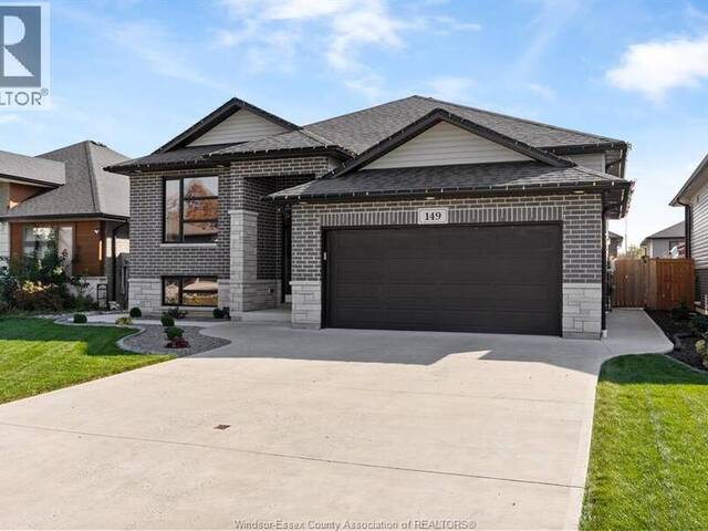 149 TOWNSVIEW COURT Essex Ontario, N8M 0A4 - 3 Bedrooms Home For Sale