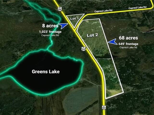 Part 2 & 5 Capreol Lake Road Greater Sudbury Ontario, P0M 1H0 - Vacant Land For Sale