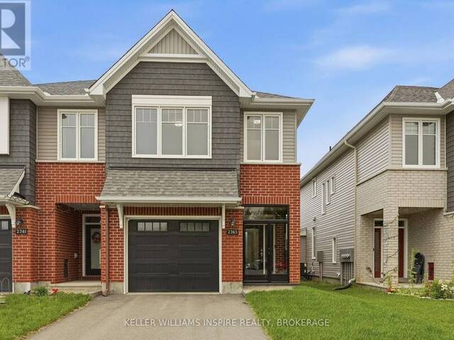 2365 GOLDHAWK DRIVE Ottawa Ontario, K2S 2X4 - 3 Bedrooms Home For Sale