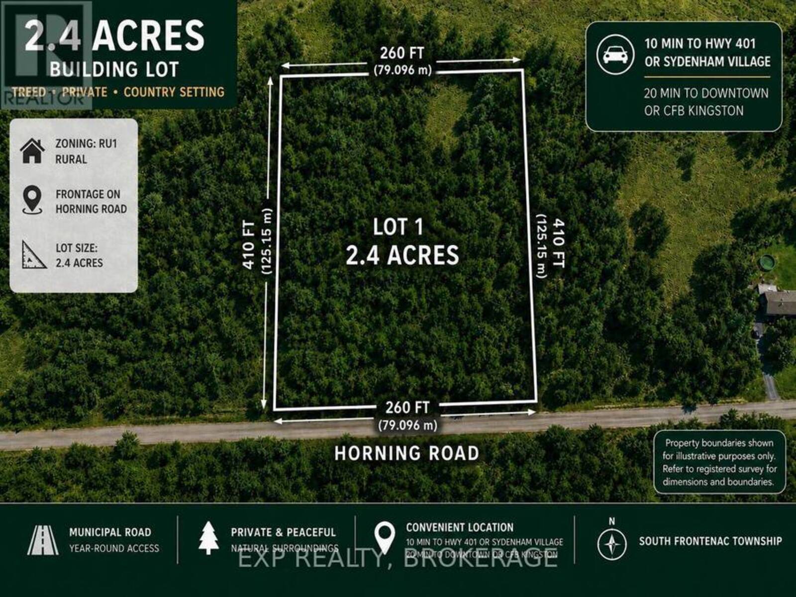 LOT 1 HORNING ROAD, Kingston, Ontario K0H 1M0