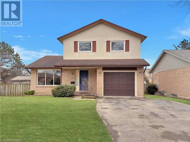 84 SCENIC WOOD Crescent Kitchener Ontario, N2A 3N6