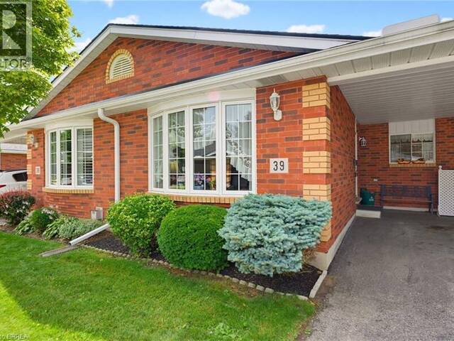 570 WEST Street Unit# 39 Brantford Ontario, N3R 7Y7 - 3 Bedrooms Condo For Sale