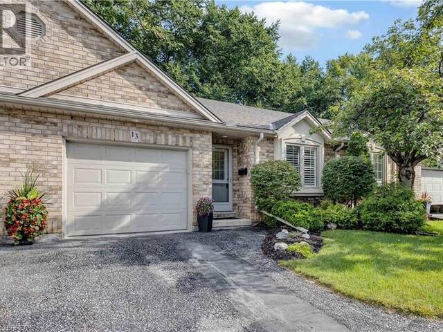 633 PARK Road N Unit# 13 Brantford Ontario, N3R 8B6 - 3 Bedrooms Condo For Sale