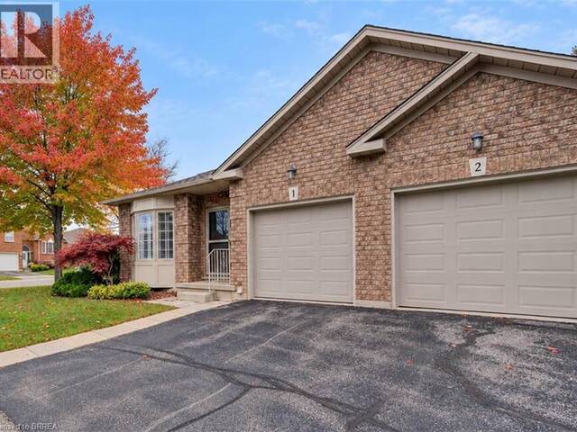 10 COURTLAND Drive Unit# 1 Brantford Ontario, N3R 7Y2 - 2 Bedrooms Condo For Sale