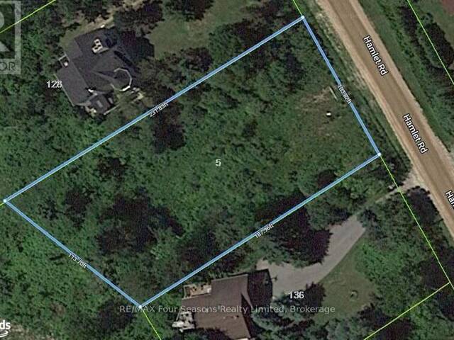 5 HAMLET ROAD The Blue Mountains Ontario, N0H 2E0 - Vacant Land For Sale