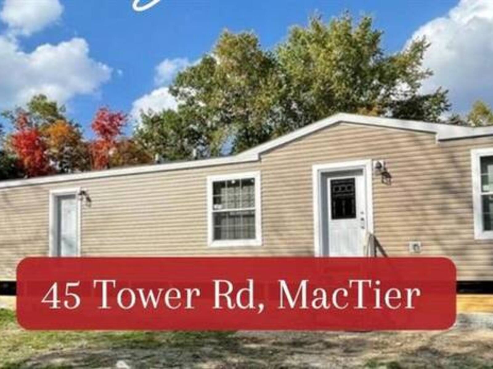 45 TOWER Road Unit# 4, MacTier, Ontario P0C 1H0