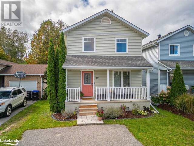 89 DILLON Drive Collingwood Ontario, L9Y 4S4