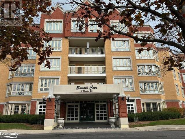 102 - 16 RAGLAN STREET Collingwood Ontario, L9Y 4Y2 - 2 Bedrooms Waterfront Condo For Sale