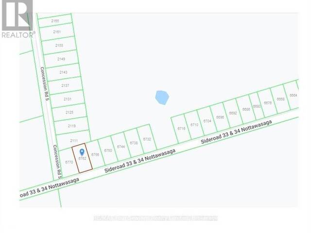 6762 33/34 NOTTAWASAGA SIDE ROAD Nottawa Ontario, L0M 1P0 - Vacant Land For Sale