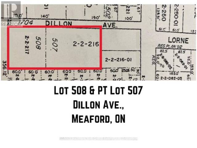 LOT 508 DILLON AVENUE Meaford Ontario, N4L 1E9