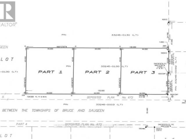 PT 2 PT LT 8 BRUCE SAUGEEN TOWNLINE Port Elgin Ontario, N0H 2C5 - Vacant Land For Sale