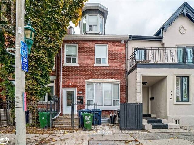 214 GERRARD STREET E Toronto Ontario, M5A 2E6 - Multi-family Home For Sale