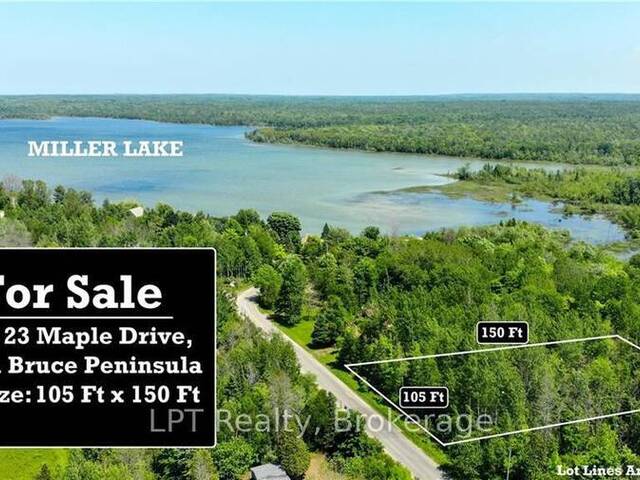 PT LT 23 MAPLE DRIVE Miller Lake Ontario, N0H 1Z0 - Vacant Land For Sale