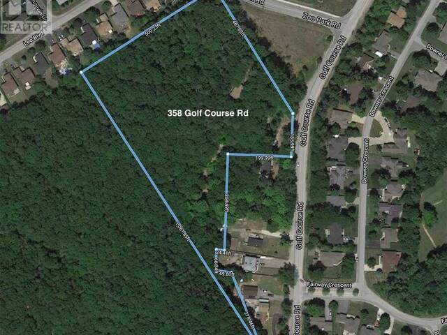 358 GOLF COURSE ROAD Wasaga Beach Ontario, L9Z 1S5 - Vacant Land For Sale