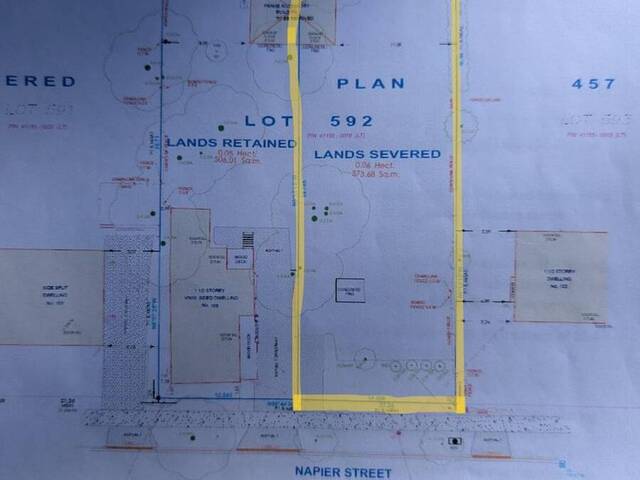 109 SEVERED LOT NAPIER STREET Goderich Ontario, N7A 1W4 - Vacant Land For Sale