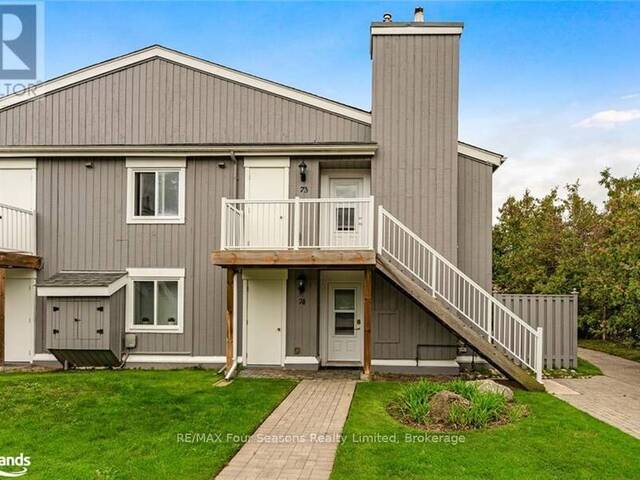 73 - 21 DAWSON DRIVE Collingwood Ontario, L9Y 5B5 - 2 Bedrooms Condo For Sale