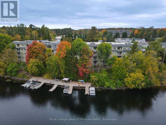106 - 31 DAIRY LANE Huntsville Ontario, P1H 2L7 - 3 Bedrooms Waterfront Condo For Sale