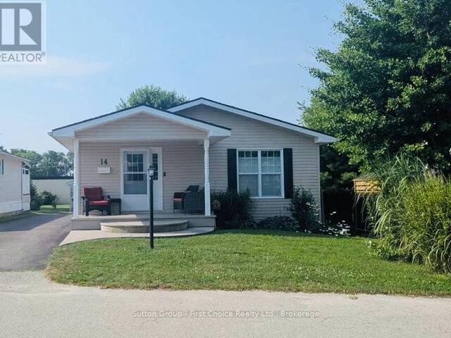 14 25 THAMES ROAD St. Marys Ontario, N4X 1G1 - 2 Bedrooms Home For Sale